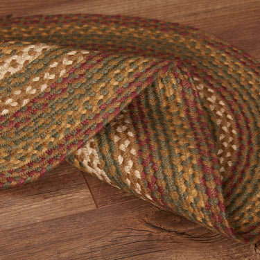 Tea Cabin Jute Braided Rug Oval 20